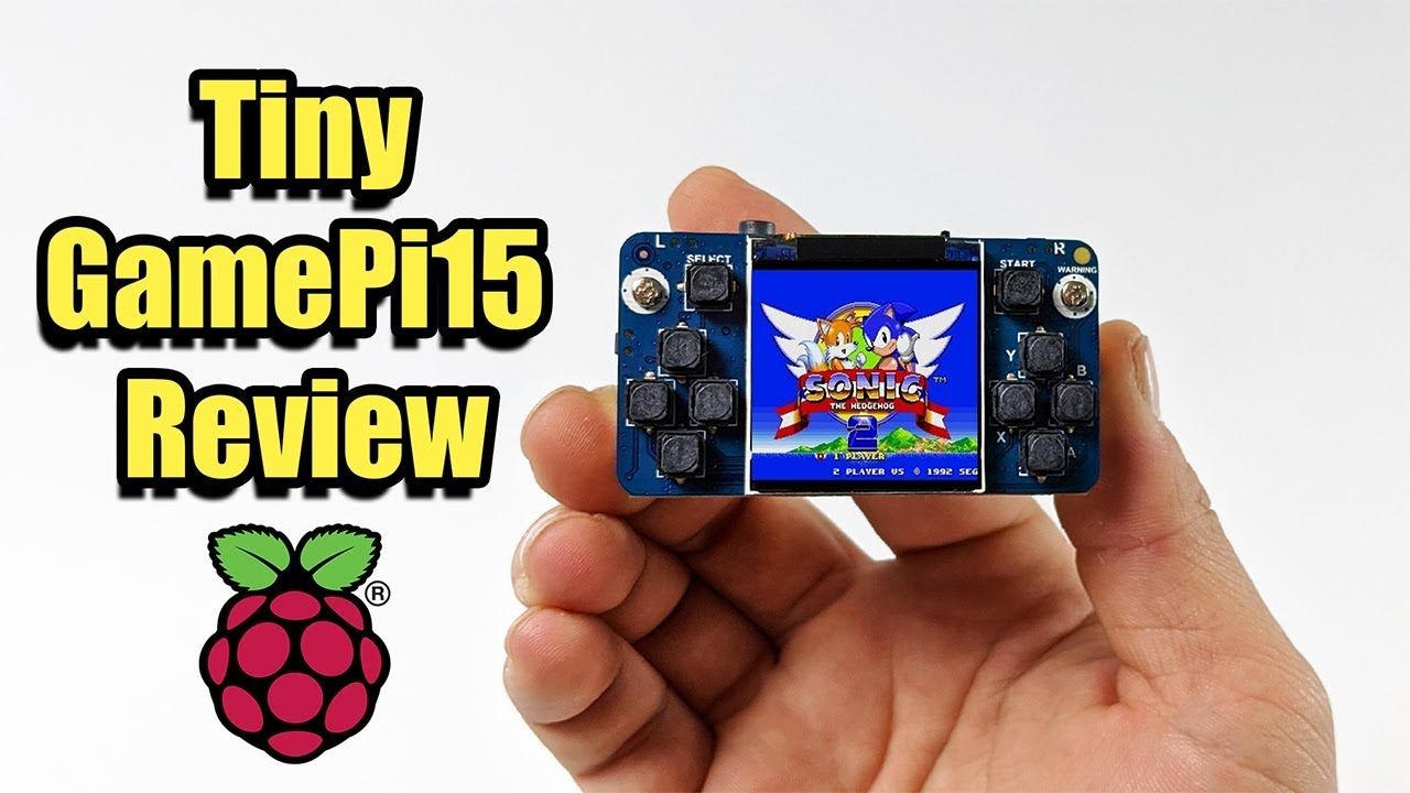Tiny GamePi15 DIY Raspberry pi Zero Super Small Handheld Review