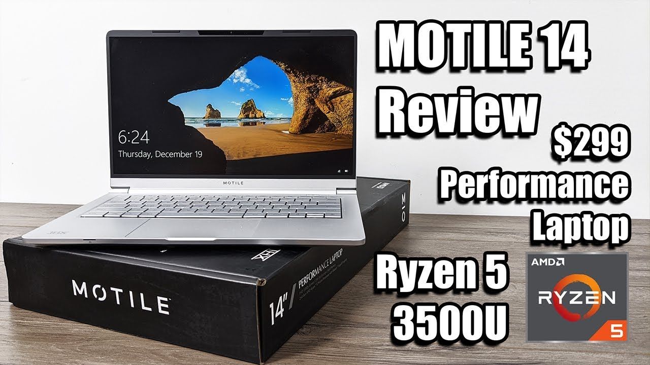 MOTILE 14 Review $299 RYZEN 5 3500U Performance Laptop Amazing Value!