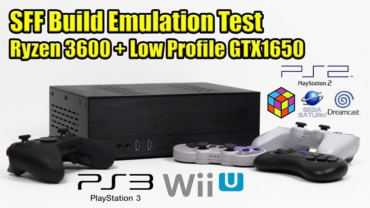 SFF Build Emulation Test – RPCS3 CEMU PCSX2 & More – Low Profile GTX 1650 + RYZEN 5 3600