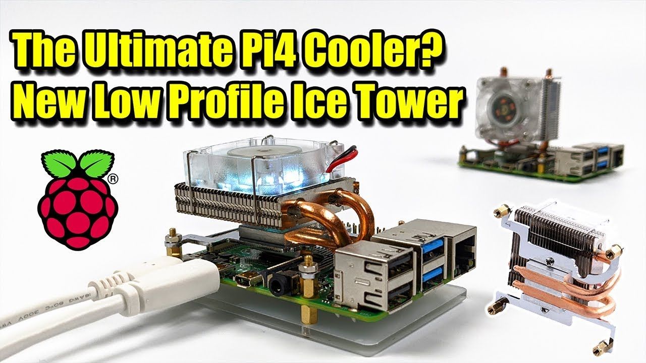 Low Profile Ice Tower Cooler – The Ultimate Raspberry Pi 4 Cooler?