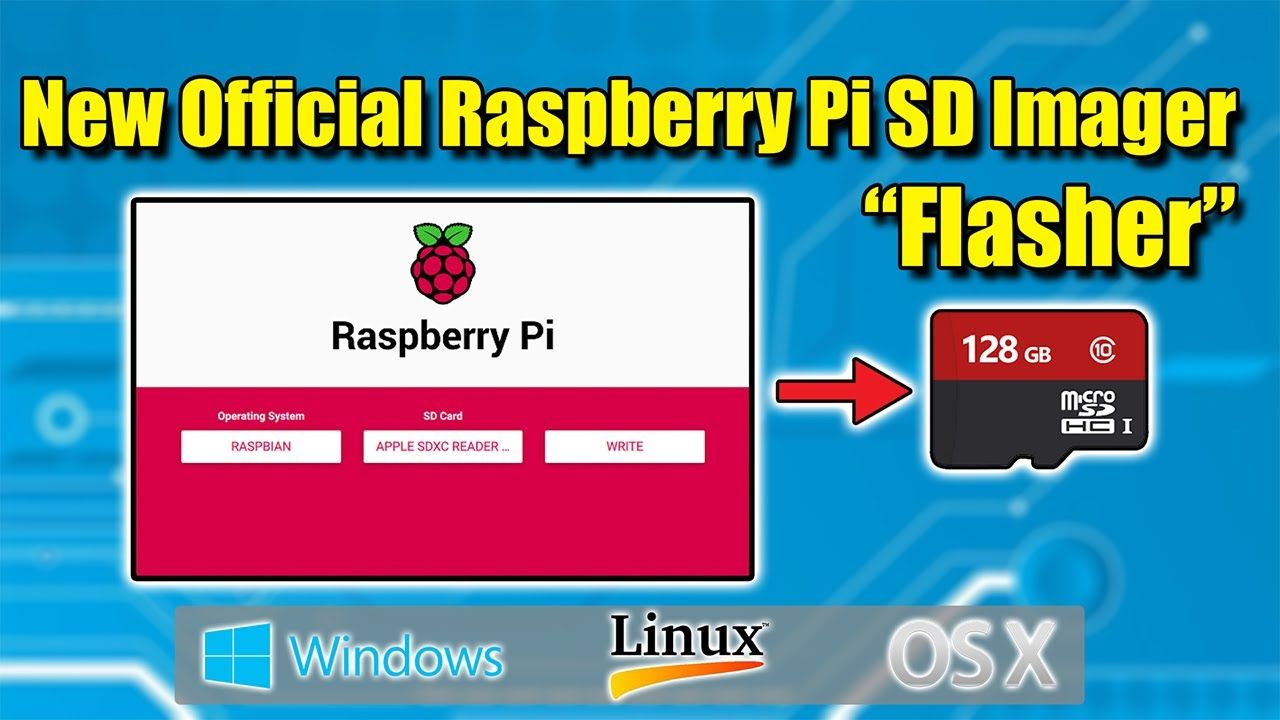 New Official Raspberry Pi SD Imager “SD Card Flasher”