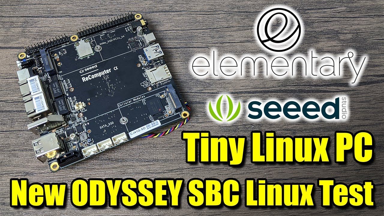 Awesome Tiny Linux PC – ODYSSEY / ReComputer SBC 8Gb Ram Linux Testing – Elementary OS