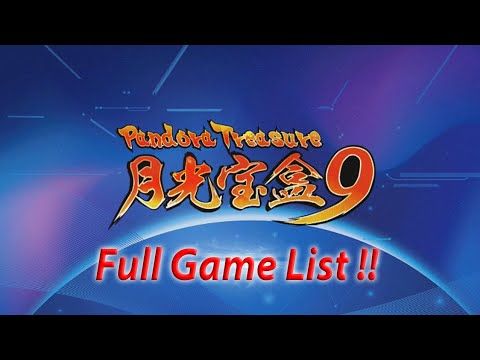 Pandora's Treasure 9 – Full Game List  (1500 in 1)