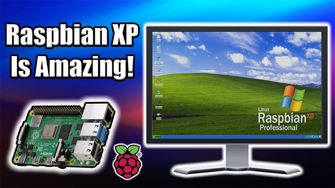 Raspbian XP For The Raspberry Pi 4 Is Amazing! Raspbian 95 Is also Available