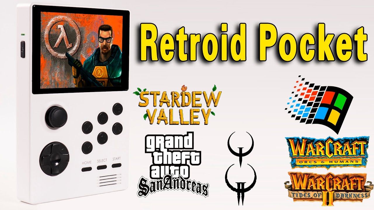 Retroid Pocket – PC/Android Gaming Test (Half Life/GTA/Quake/Warcraft)