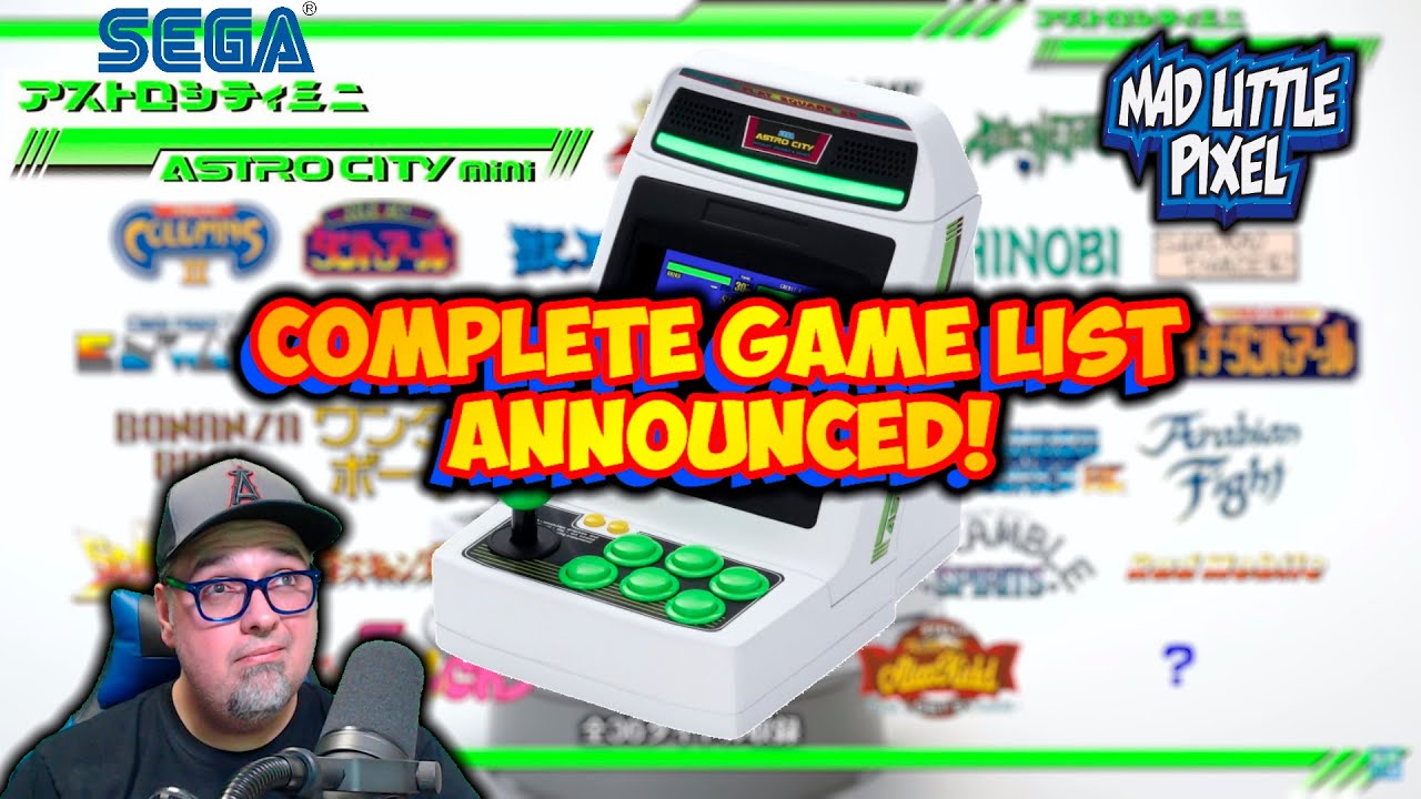 I Don't Know If I Care Anymore! Sega Astro City Mini Arcade Complete Game List Finally Announced!