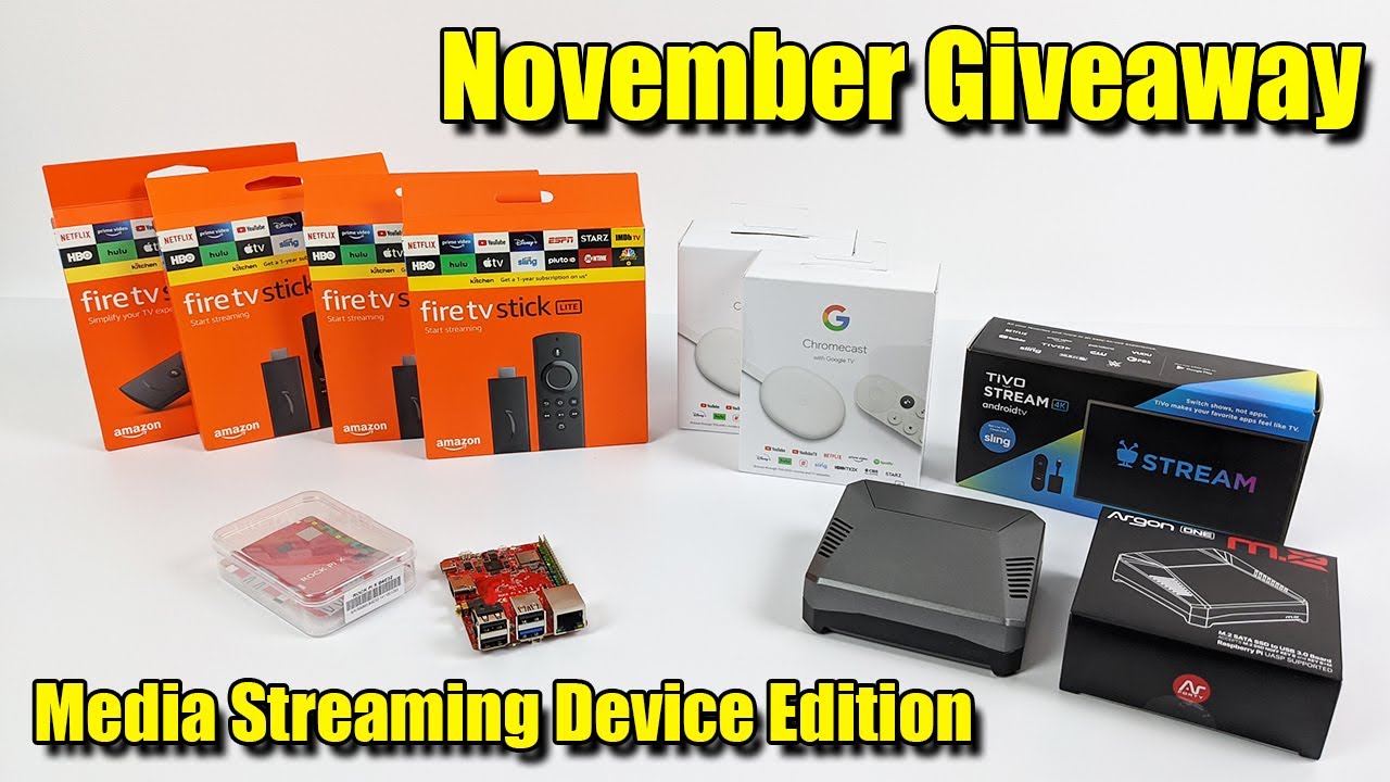 Media Streaming Device November Giveaway!