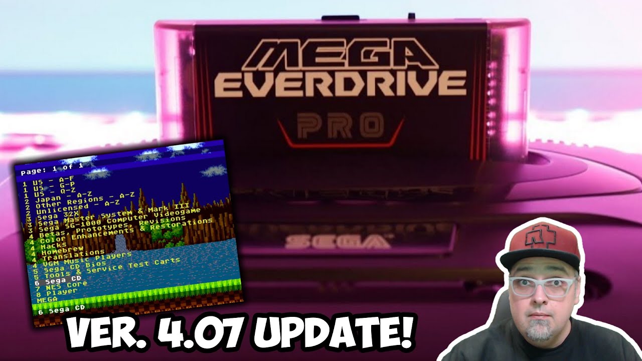 Mega Everdrive Pro Flashcart Now Has Customizable Themes & More! V4.07 Update!