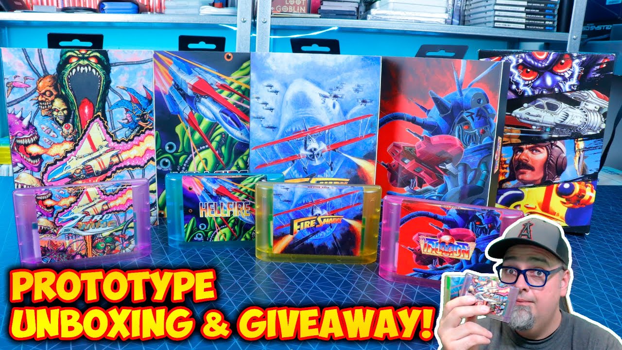 Sega Genesis Toaplan Shooters Collection Prototype Unboxing & Giveaway For A Complete Set!
