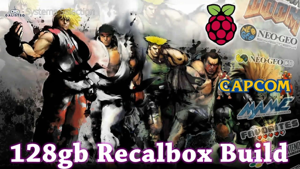 128gb Custom Retro Gaming Recalbox Build Pi 3B+  – 15,000+ Games