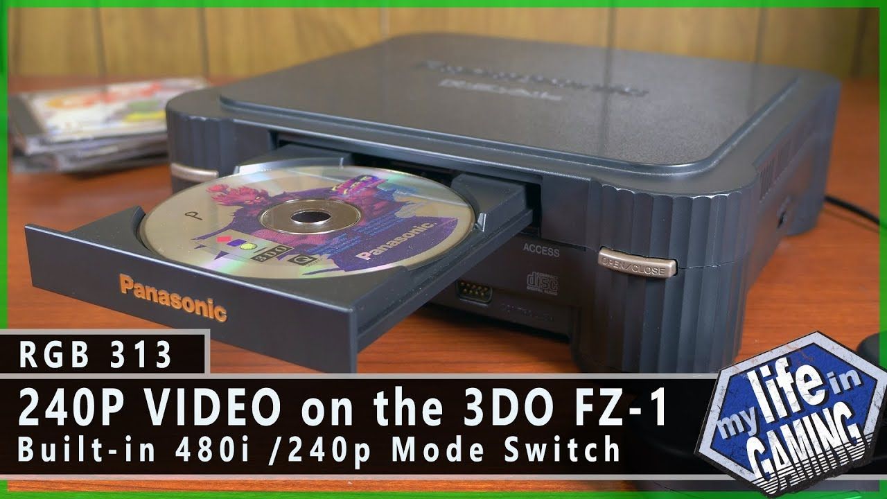 240p Video on the Panasonic 3DO FZ-1 without a Mod :: RGB313 / MY LIFE IN GAMING