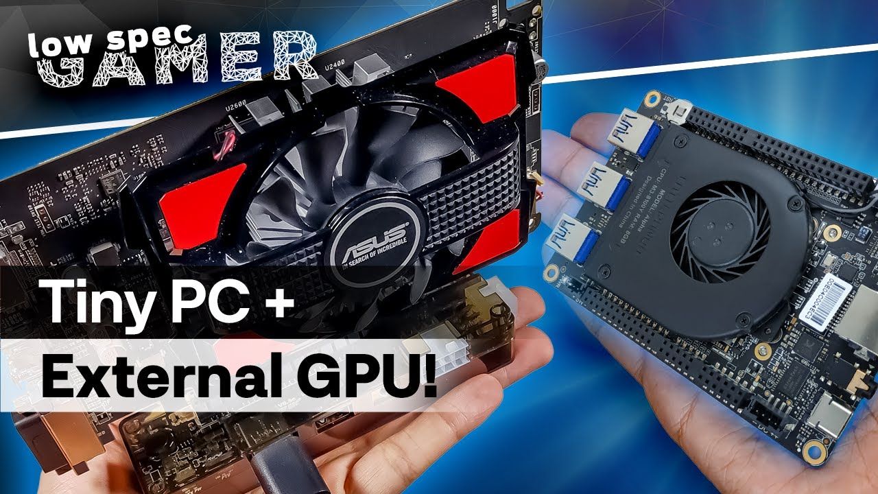 Adding a GPU to the new Lattepanda Alpha mini PC! (2019 model – RX 550 GPU m.2)