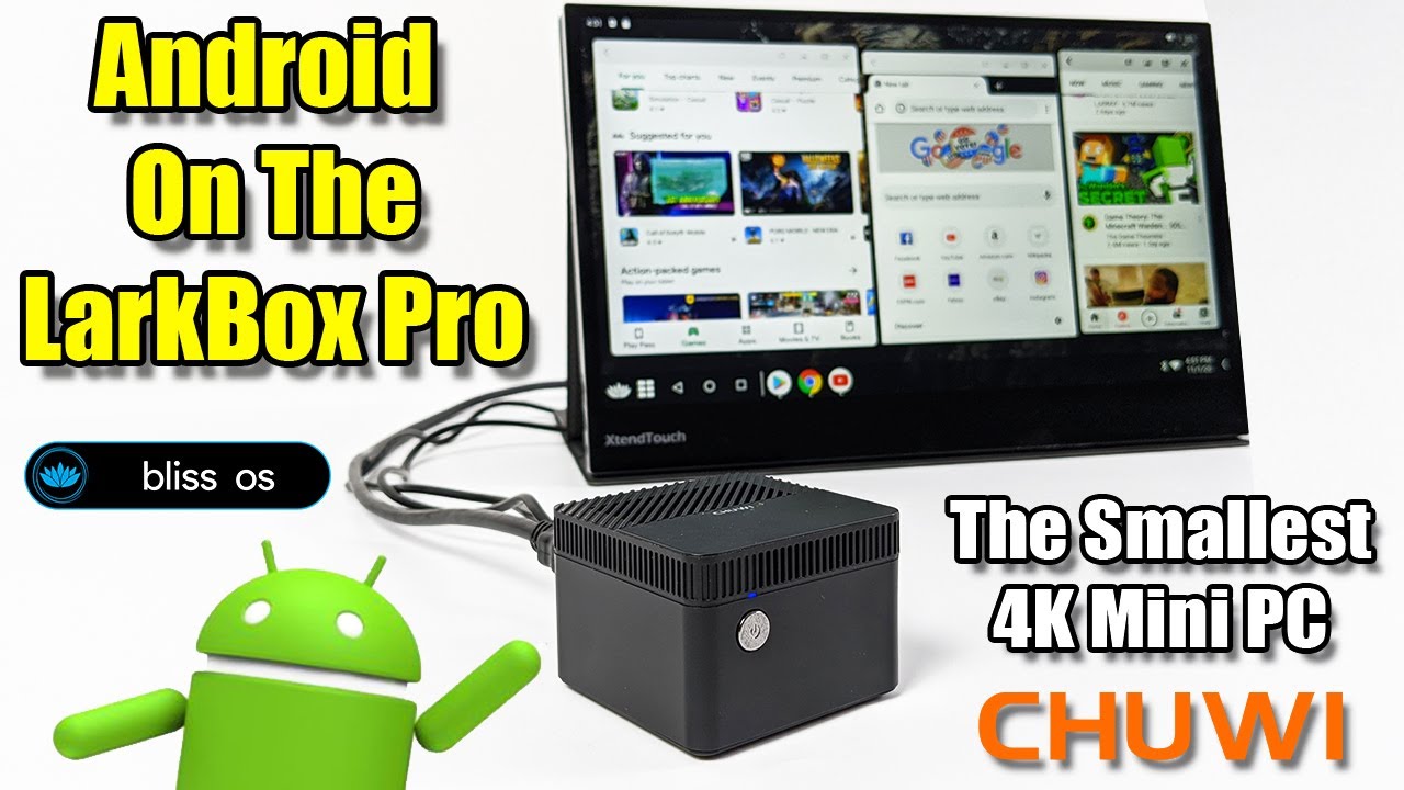 Android On The LarkBox Pro – The Worlds Smallest 4K PC!