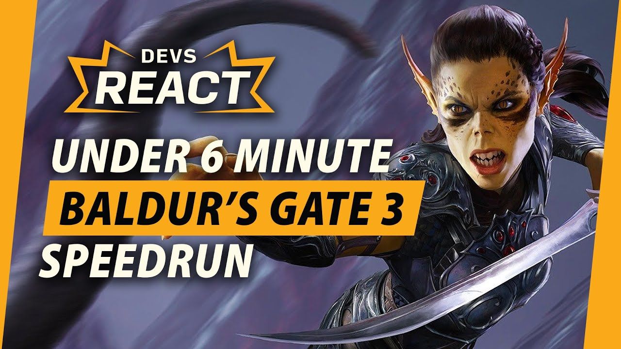 Baldur’s Gate 3 Developers React to Under 6 Minute Speedrun