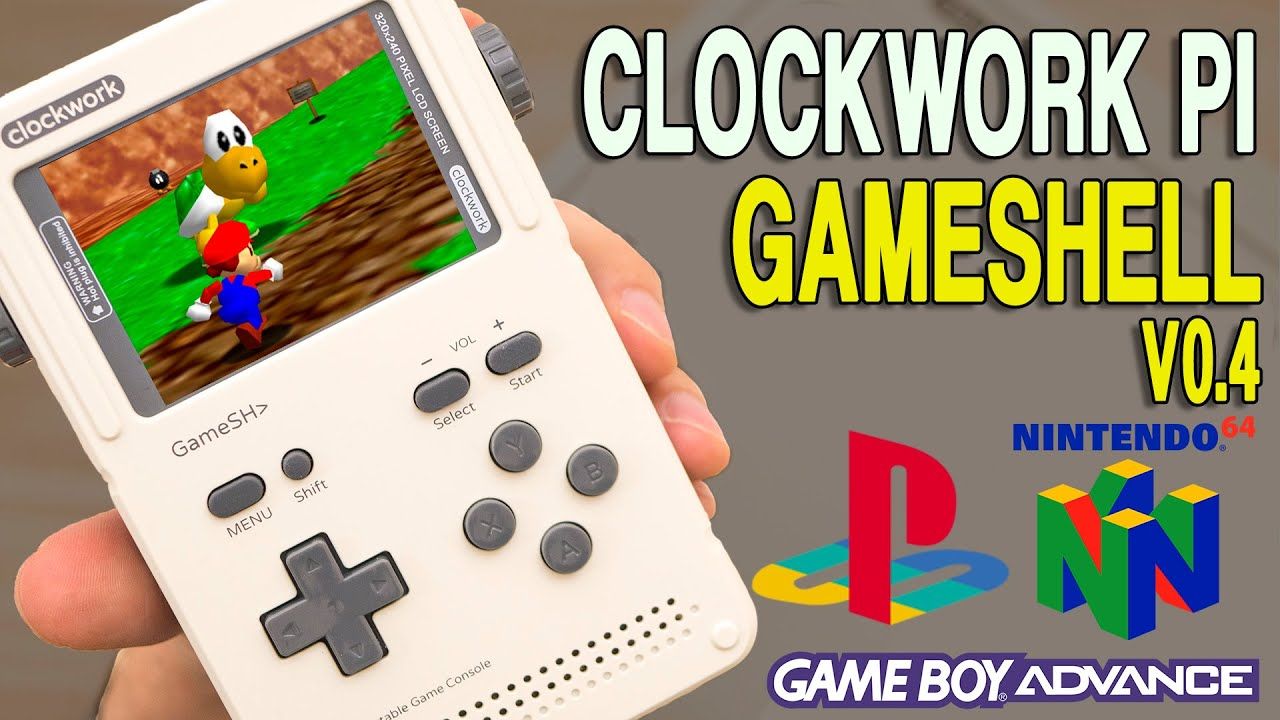 Clockwork Pi GameShell V0.4 Review [N64/PS1/GBA/MAME]