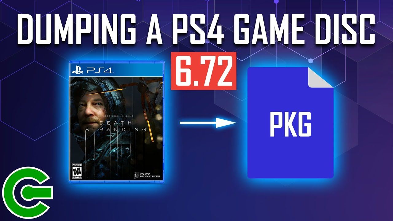 DUMPING YOUR PS4 GAME DISC ON 6.72