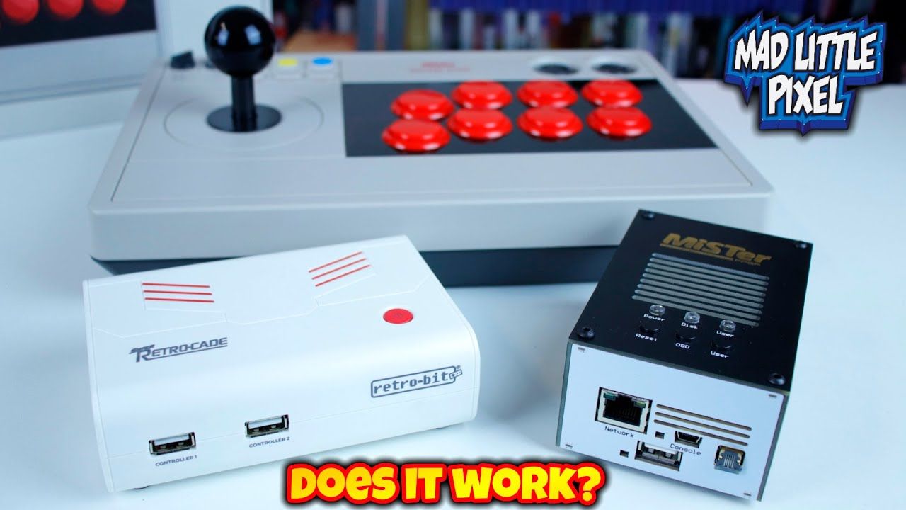 Does It Work? Testing The NEW 8Bitdo Arcade Stick On The Retro-Bit Super Retro-Cade & MiSTer FPGA!