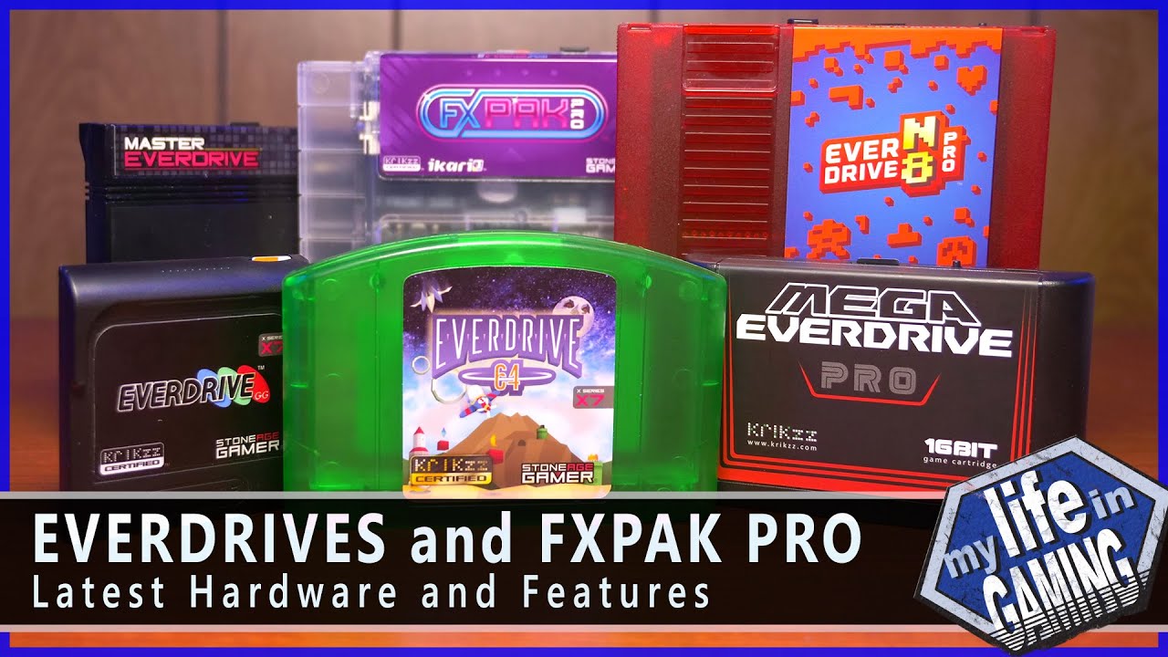 EverDrives & FXPak Pro – The Latest Hardware and Features as of 2020 / MY LIFE IN GAMING