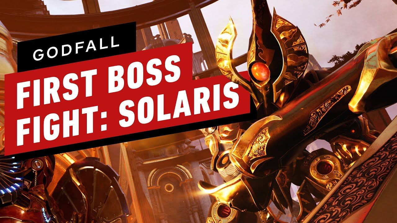Godfall: First Boss Fight Solaris Gameplay