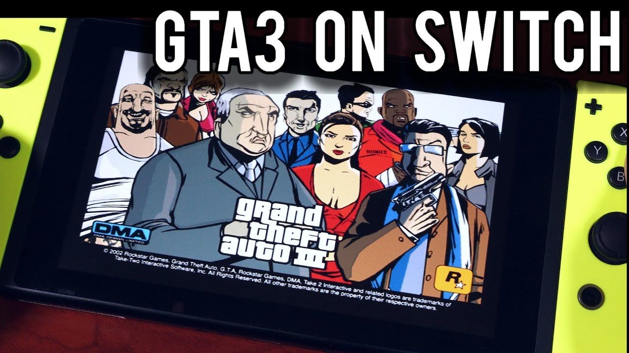 Grand Theft Auto 3 GTA3 is running on the Nintendo Switch | MVG