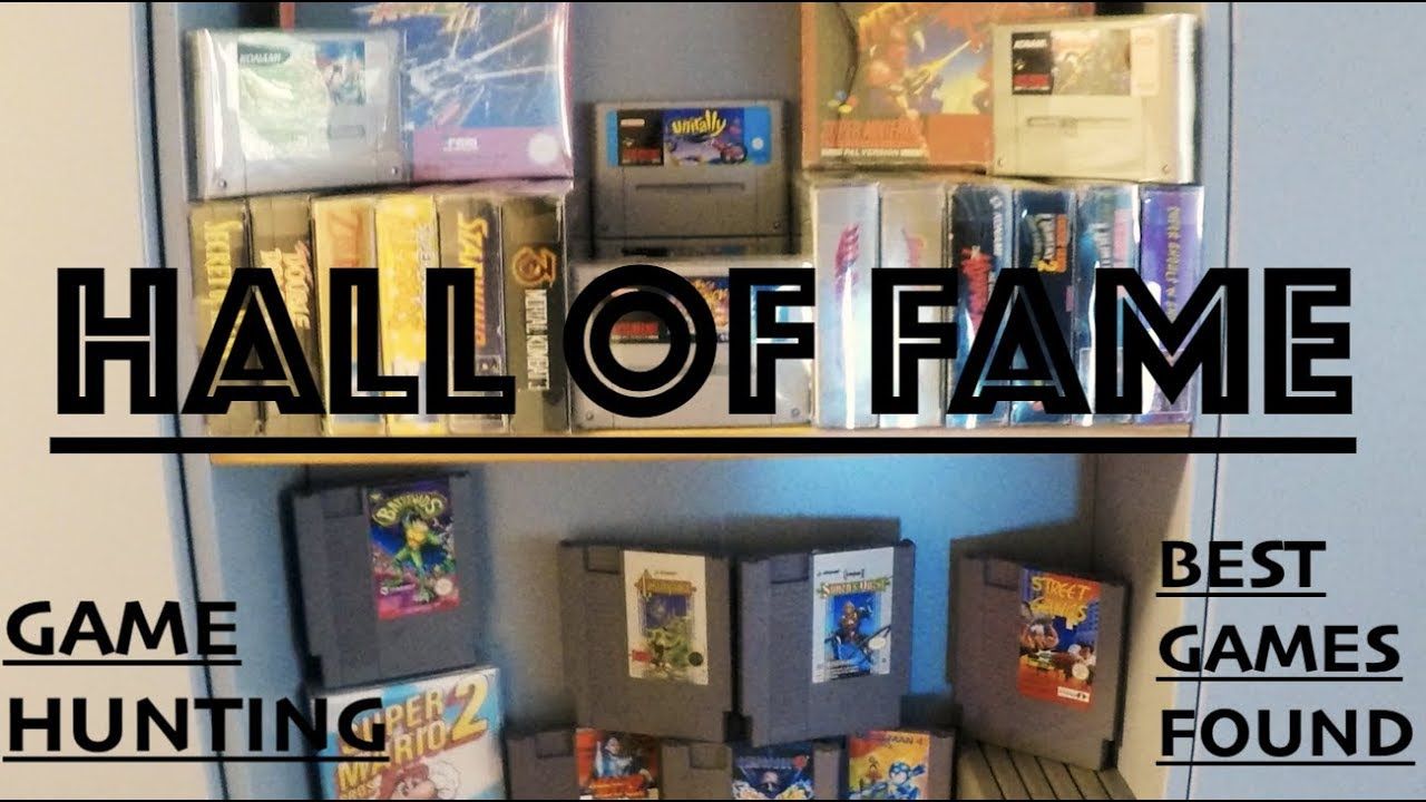 HALL OF FAME SHELF | Favorite retrogame finds from 3 years of collecting!