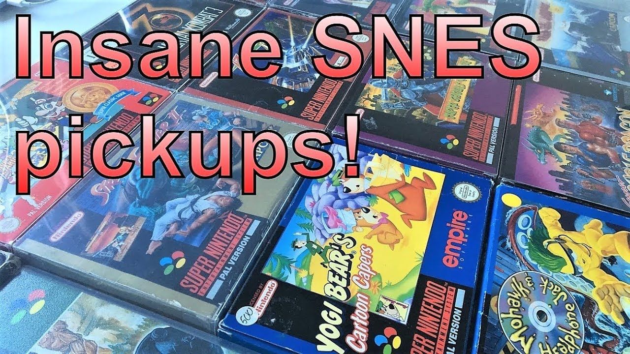 INSANE SNES finds! │ CIB & RARE GAMES!  │ Super Nintendo Pickups