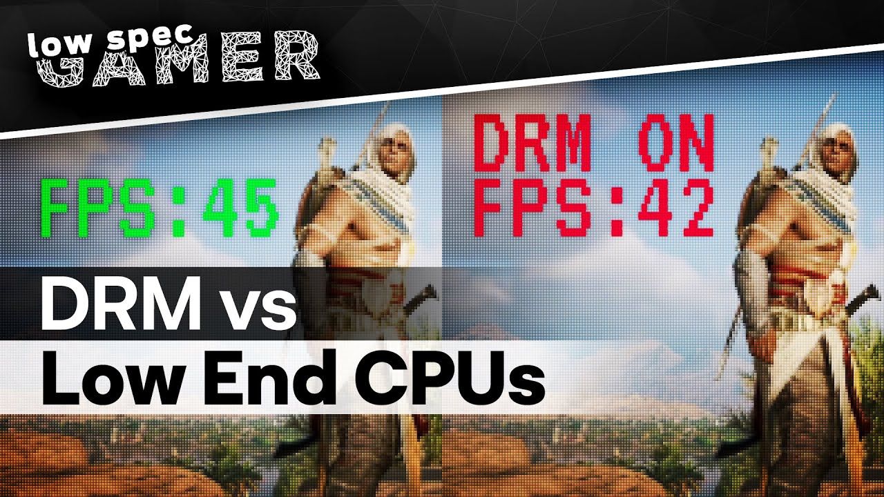 Is DRM killing FPS on low end CPUs? (Denuvo + vmprotect vs budget Athlon 3000G)