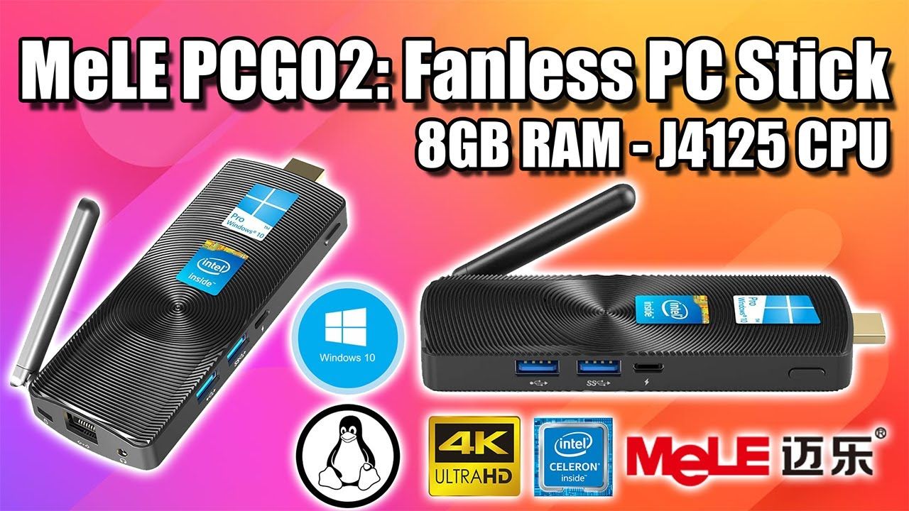 MeLE PCGO 2 It’s A Fanless Mini PC Stick With 8GB Of Ram!