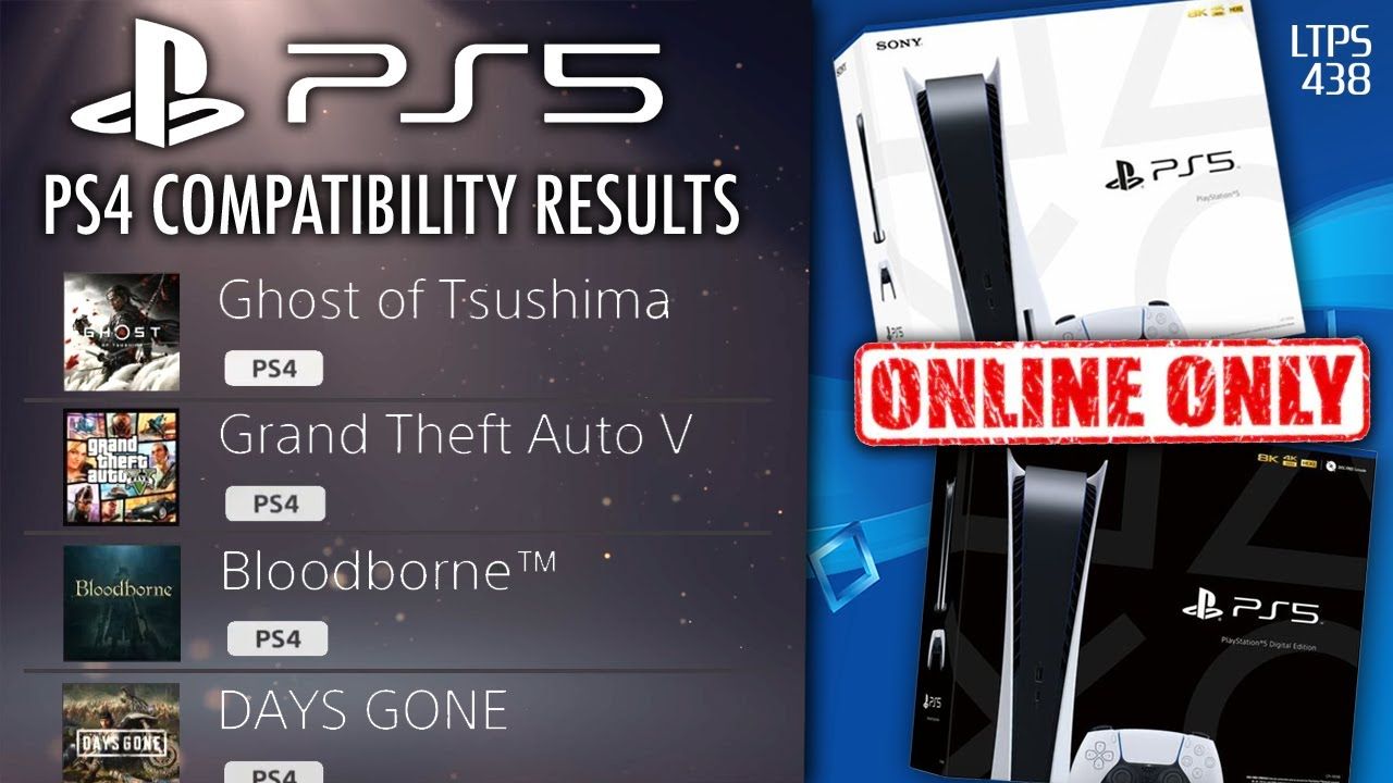 New PS5 Features, PS4 Compatibility Tested. | PS5 Sales Day 1 Are Online Only. – [LTPS #438]