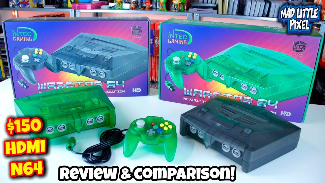 The $150 HDMI Nintendo 64 Console! Warrior 64 Final Production Version From Intec Gaming REVIEW!