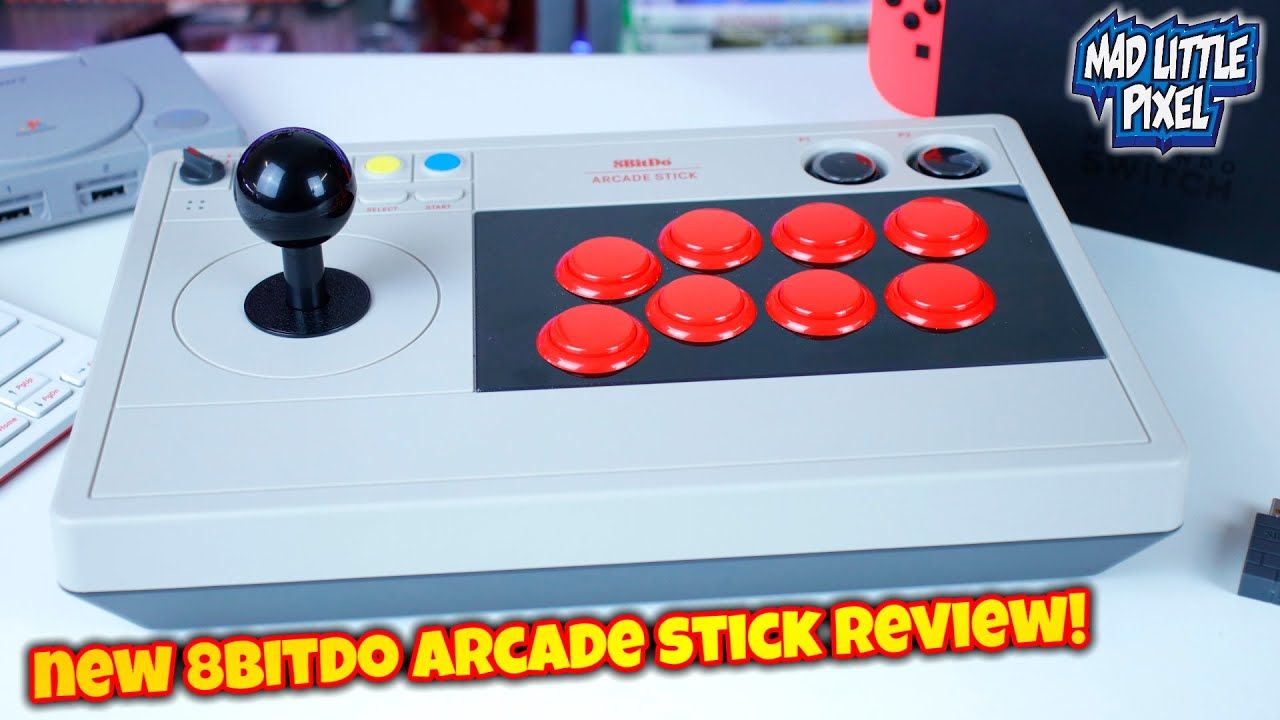 The NEW 8Bitdo Arcade Stick Review! Perfect For The Nintendo Switch, Raspberry Pi & More!