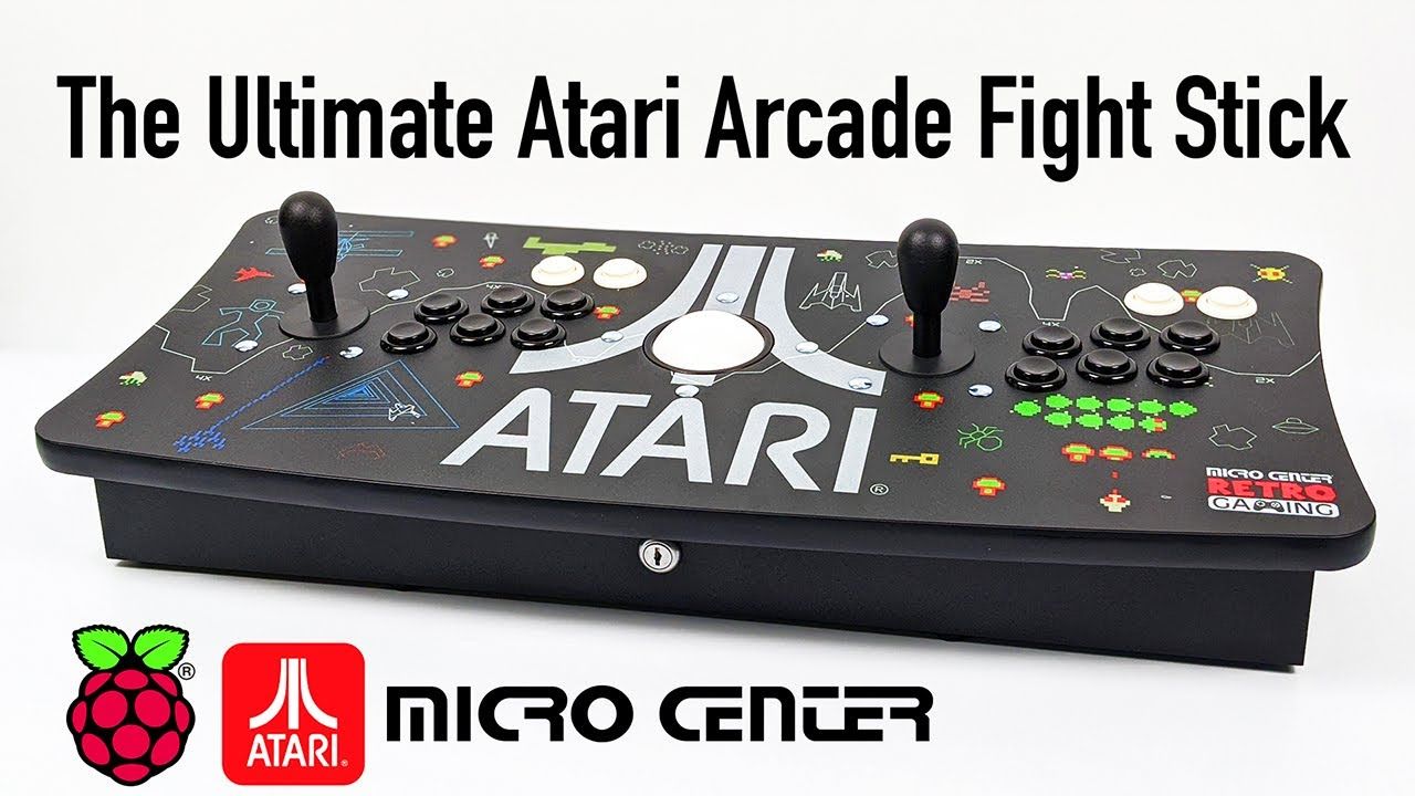 The Ultimate Atari Arcade Fight Stick With Over 100 Officially Licensed Atari Games!