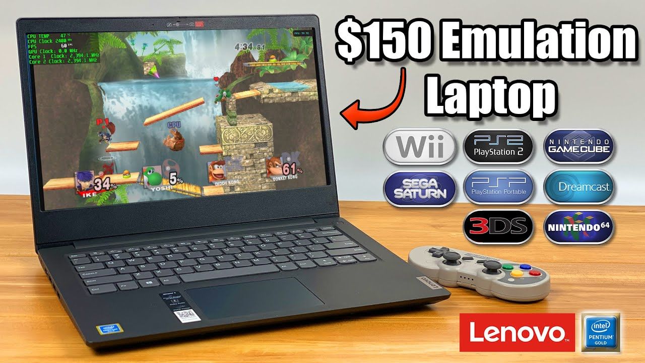 This $150 Laptop Is Perfect For Emulation! GameCube, Wii, PSP, DreamCast & More!
