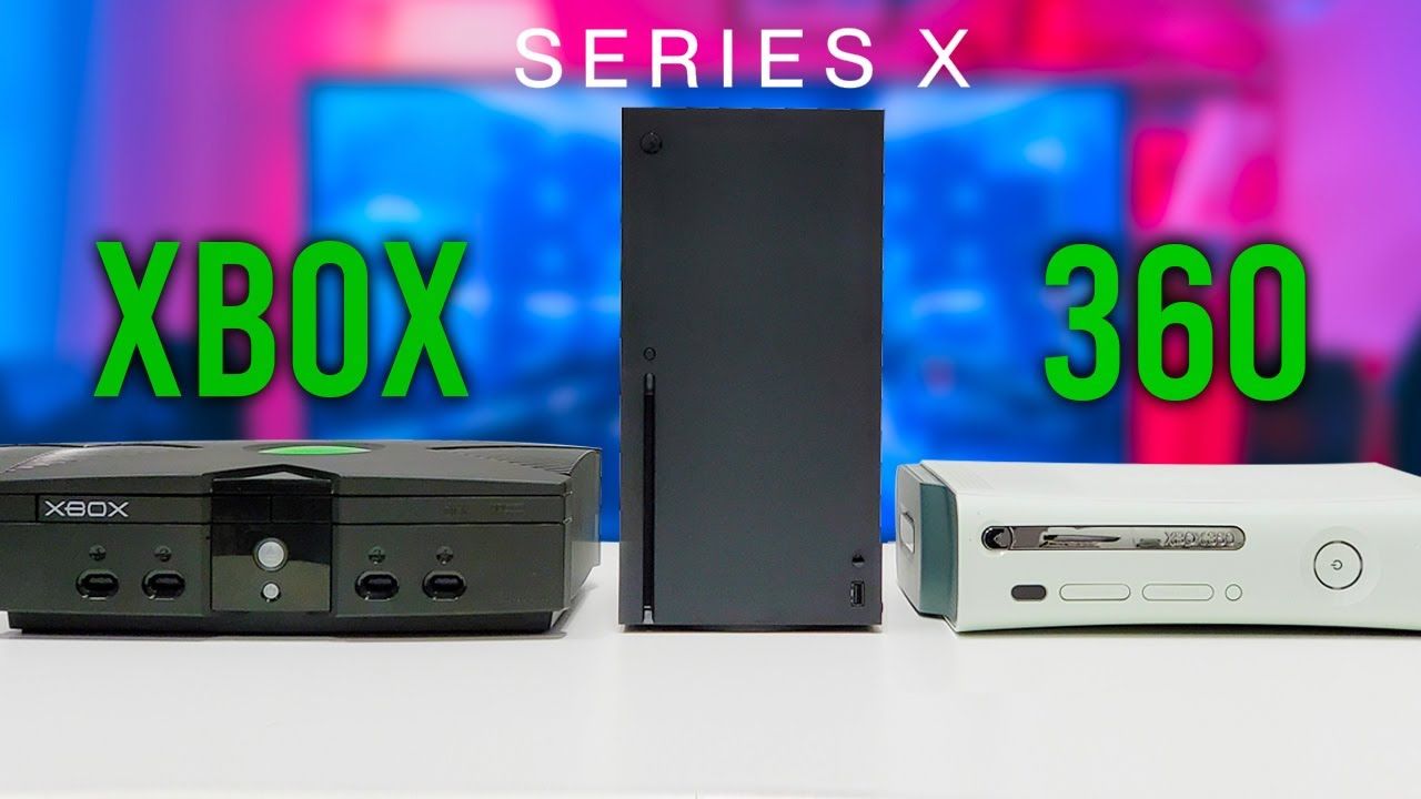 XBOX SERIES X vs XBOX ORIGINAL vs XBOX 360