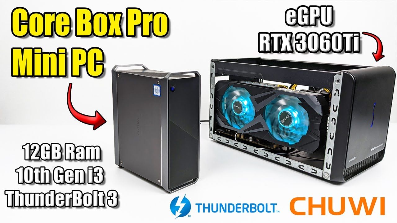 Amazing Mini PC with Thunderbolt 3! CoreBox Pro + 3060Ti eGPU = Awesome!