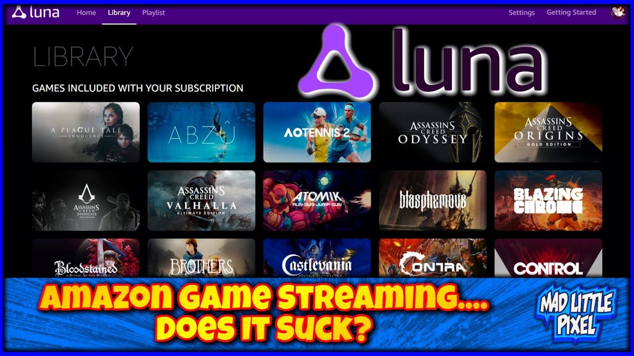 Amazon Luna Cloud Gaming Is Here! But Does It Suck? Is Video Game Streaming Services The Future?