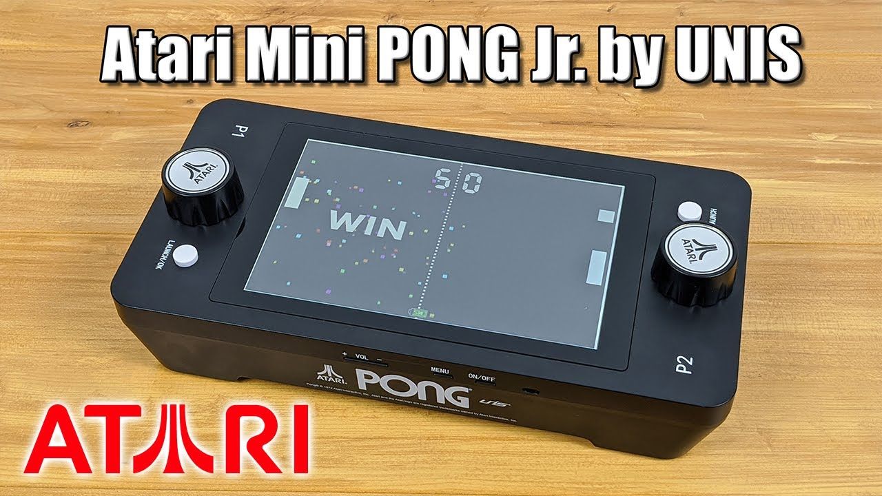 Atari Mini PONG Jr. by UNIS First Look – A portable PONG Table?