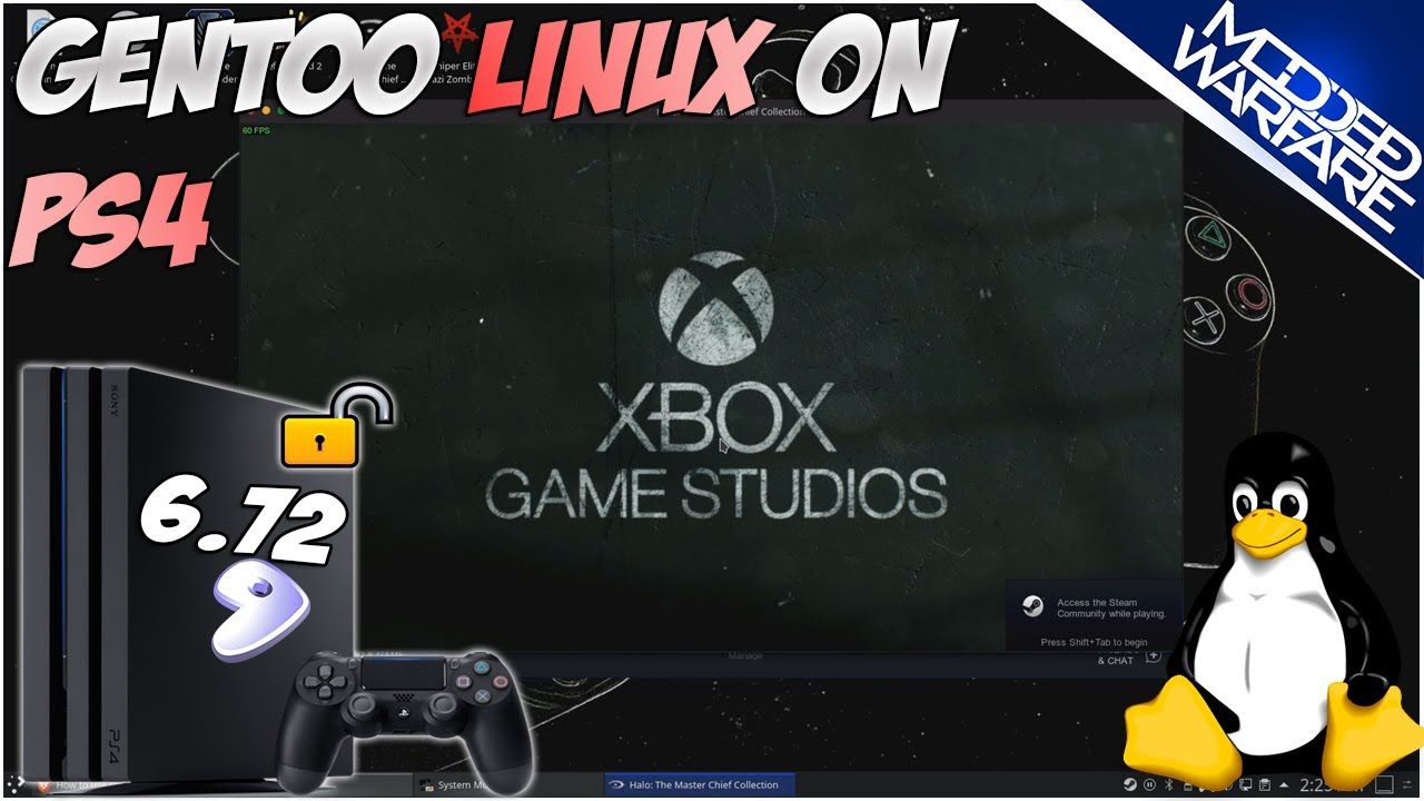(EP 13) How to Run Gentoo Linux on a PS4 (6.72 or Lower!)