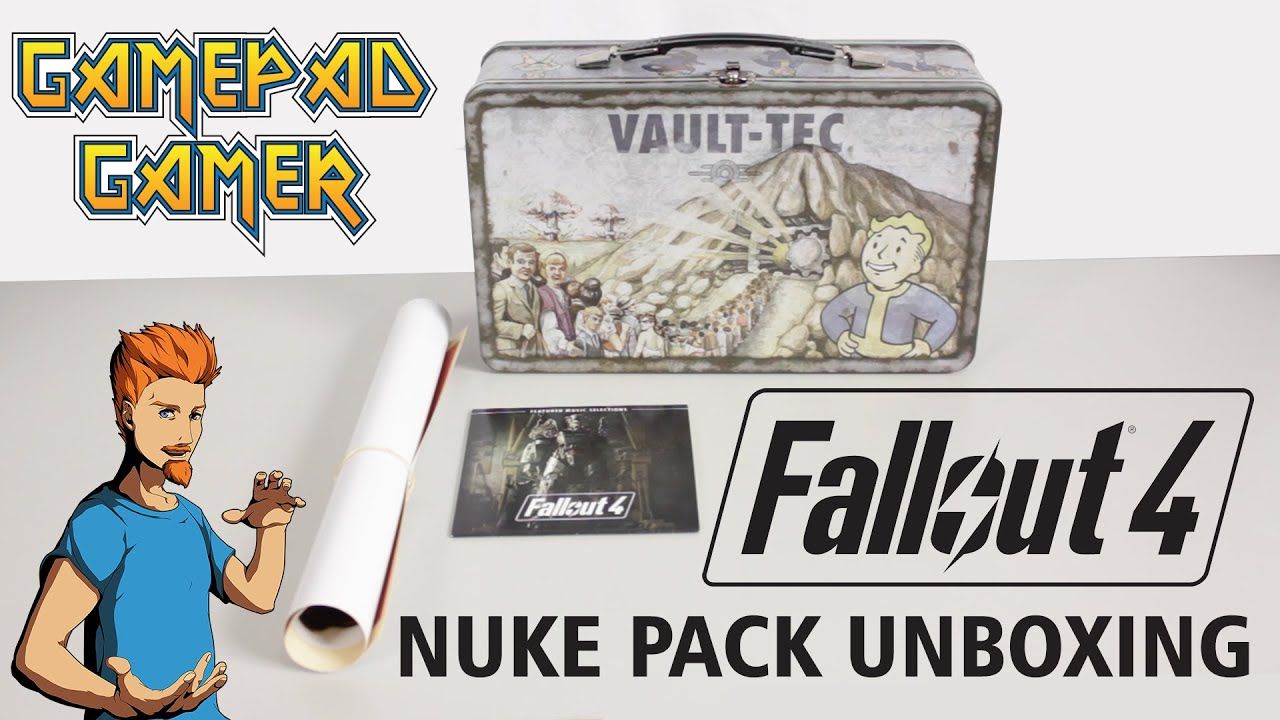 Fallout 4 PS4 Retail Nuke Pack Unboxing from EB Games Midnight Launch