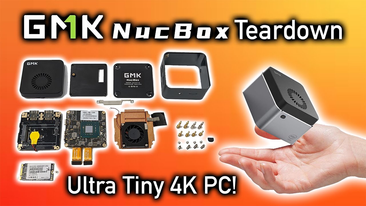 GMK NucBox Teardown, Ultra Tiny 4K Windows PC