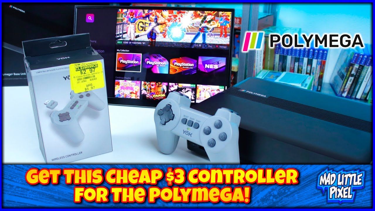 Get This Cheap $3 Wireless 2.4ghz Controller For The Polymega! Perfect For PlayStation & Neo Geo CD!