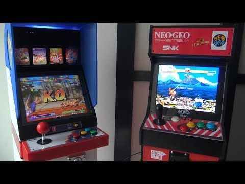 Neo Geo Arcade Custom Cabinets from Playminimal