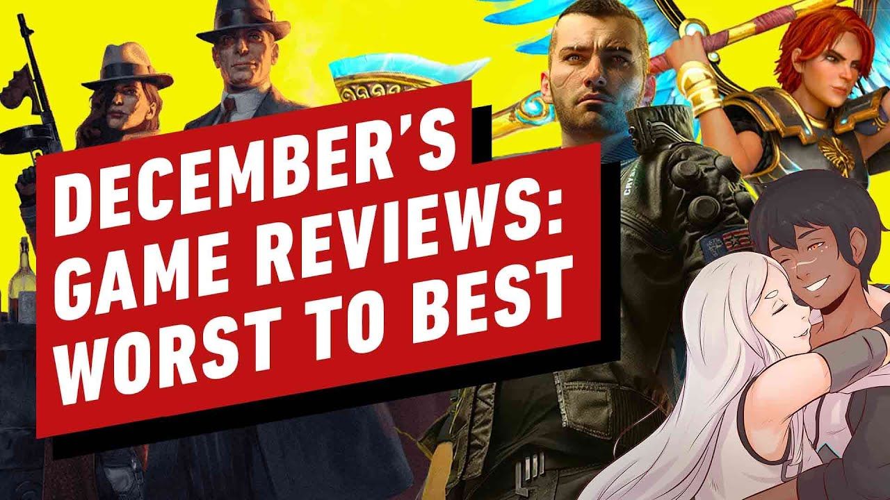 Reviews in Review: Games of December
