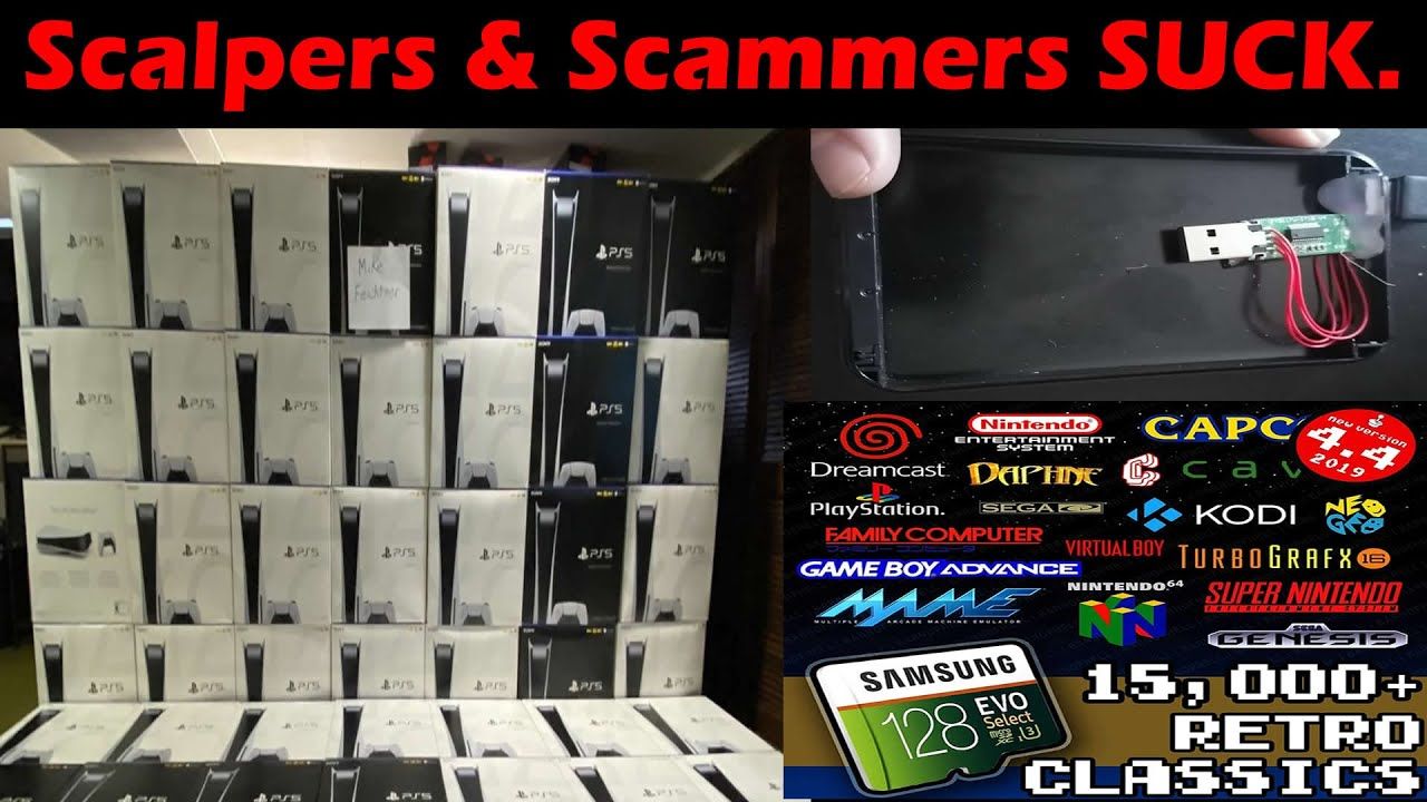 Scalpers & Scammers Suck! – PS5 & RetroPie