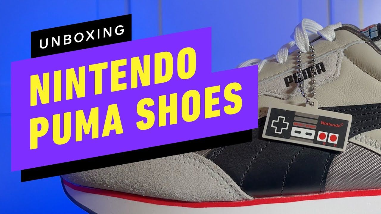 Unboxing the Nintendo Entertainment System Puma Sneakers – Up at Noon