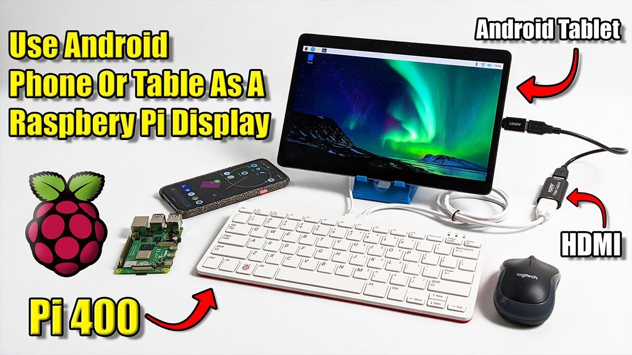 Use Your Android Phone Or Tablet As A Raspberry Pi 400 Screen!
