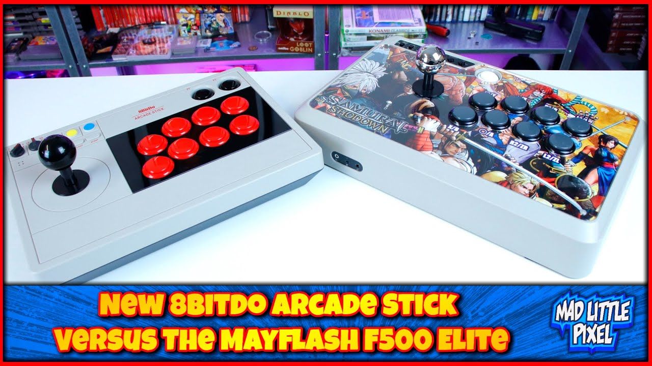 Which Is The Better Arcade Stick? The NEW 8bitdo Arcade Stick Or The Mayflash F500 Elite?