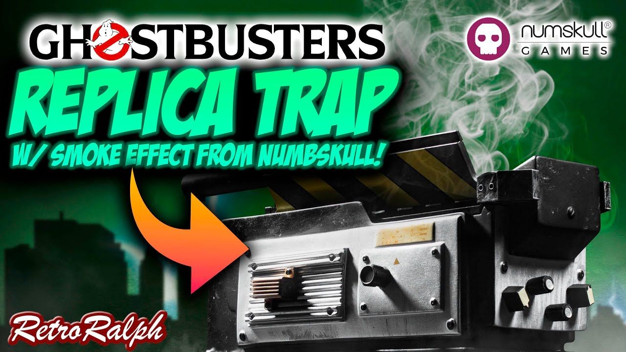 Wicked Detailed Ghostbusters Trap w/ Real SMOKE?!?!?!