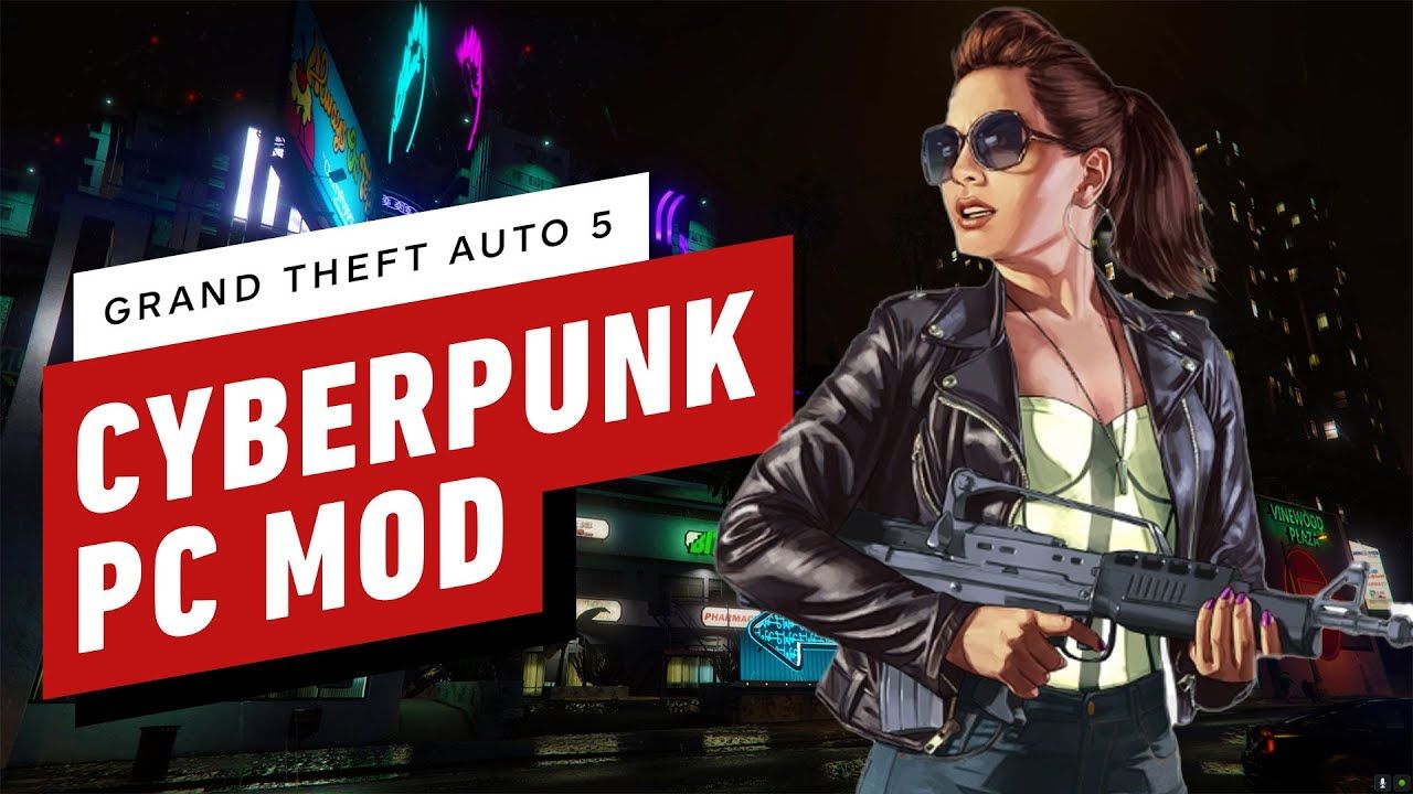 GTA 5: Turn Los Santos Into Night City With This Cyberpunk PC Mod – Gameplay