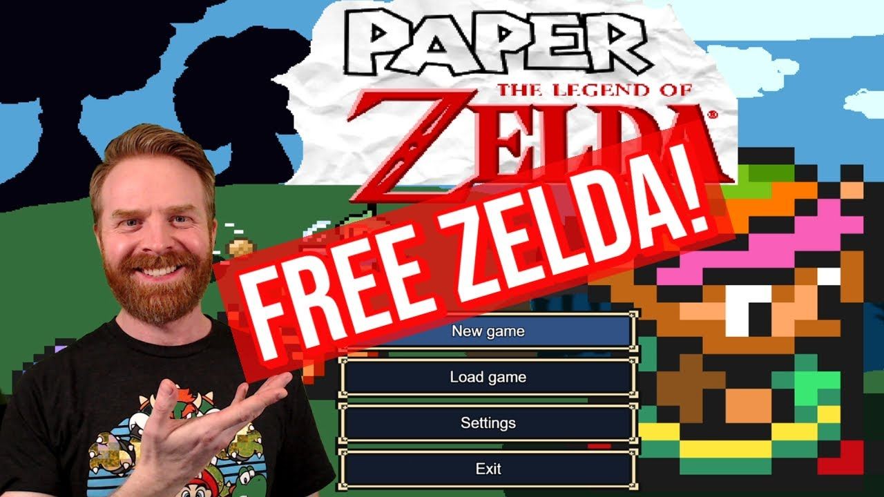 New Free Zelda Game that is not on Nintendo Switch – Paper Zelda RPG